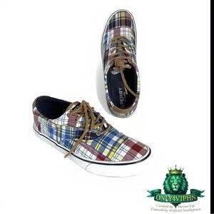 Sperry Striper II CVO Patchwork Canvas STS19310 Men’s Size 11.5 Sneakers